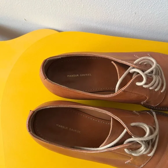 Mansur Gavriel brown oxfords 6.5 - Picture 3 of 4